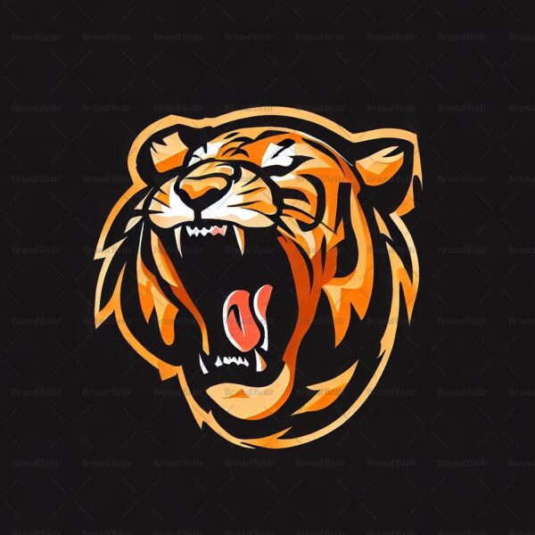 Brüllender Tiger